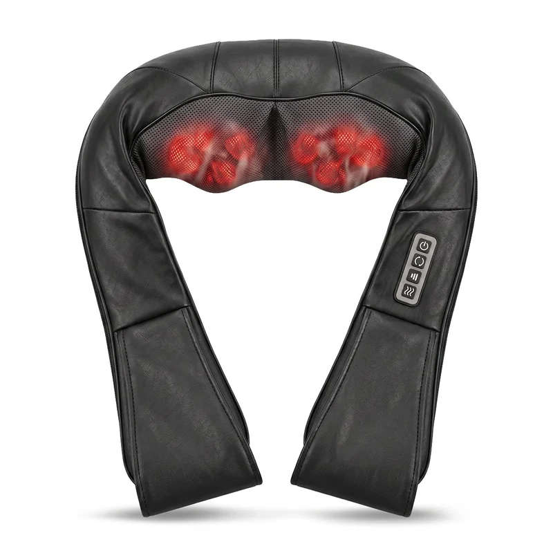 Shiatsu massager för nacke och rygg med värme