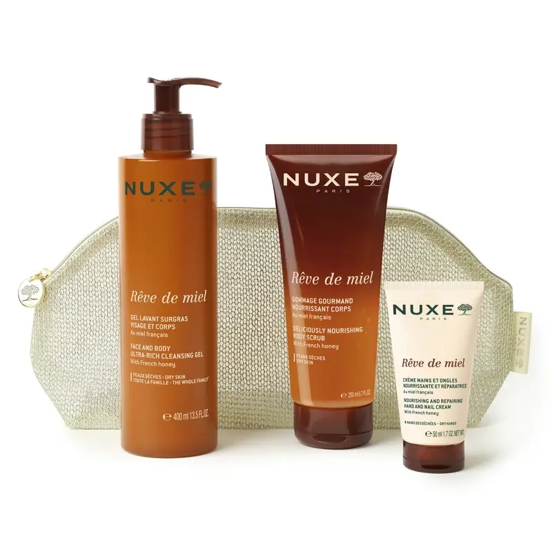 Nuxe Rêve de Miel Soothing Body Care Routine 650 ml