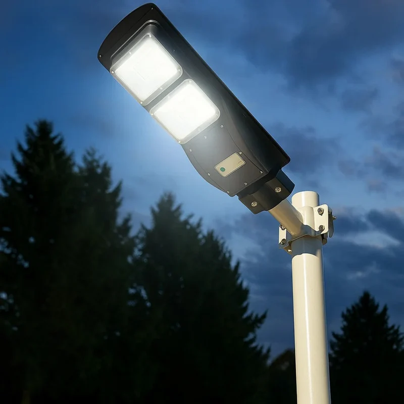 Udendørs Solcelle LED Lyspæl – Energieffektiv og Holdbar
