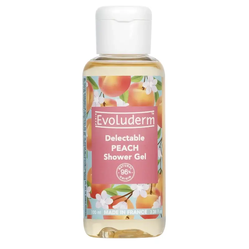 Evoluderm Peach Shower Gel, 100 ml