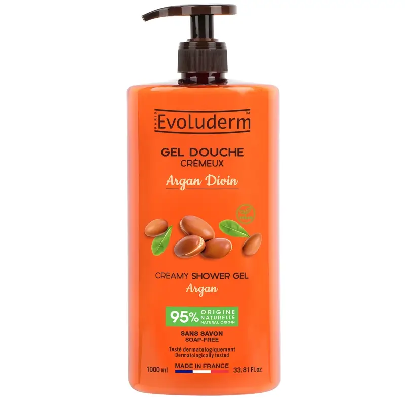 Evoluderm Argan Divin Shower Gel, 1000 ml