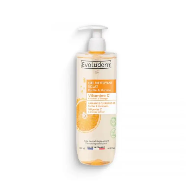 Evoluderm Vitamin C Cleansing Gel, 500 ml
