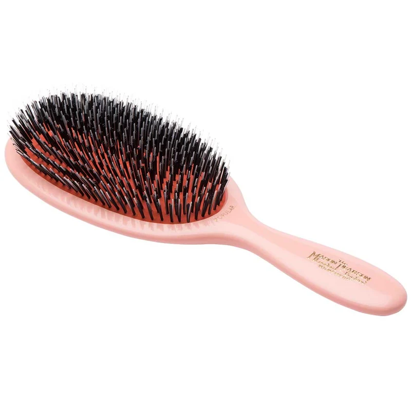 BN1 Popular Bristle & Nylon Hairbrush – Pink