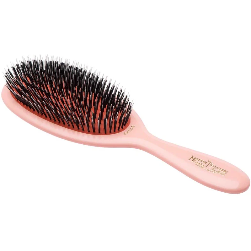 BN2 Junior Boar Bristle & Nylon Hairbrush – Pink