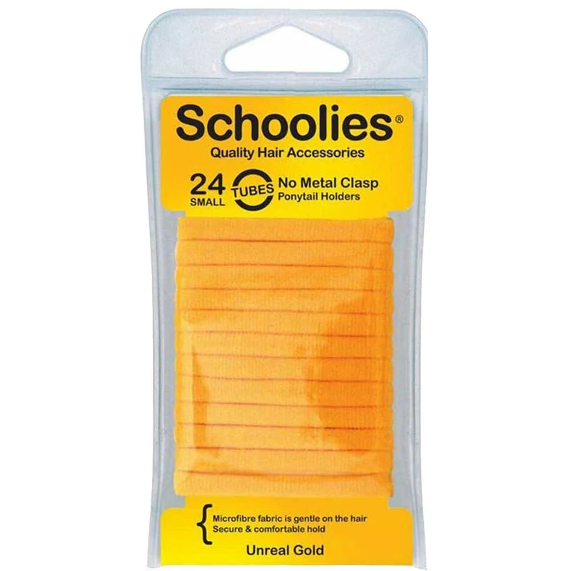 Metal Free Petites Ponytail Holders 20pc Gold