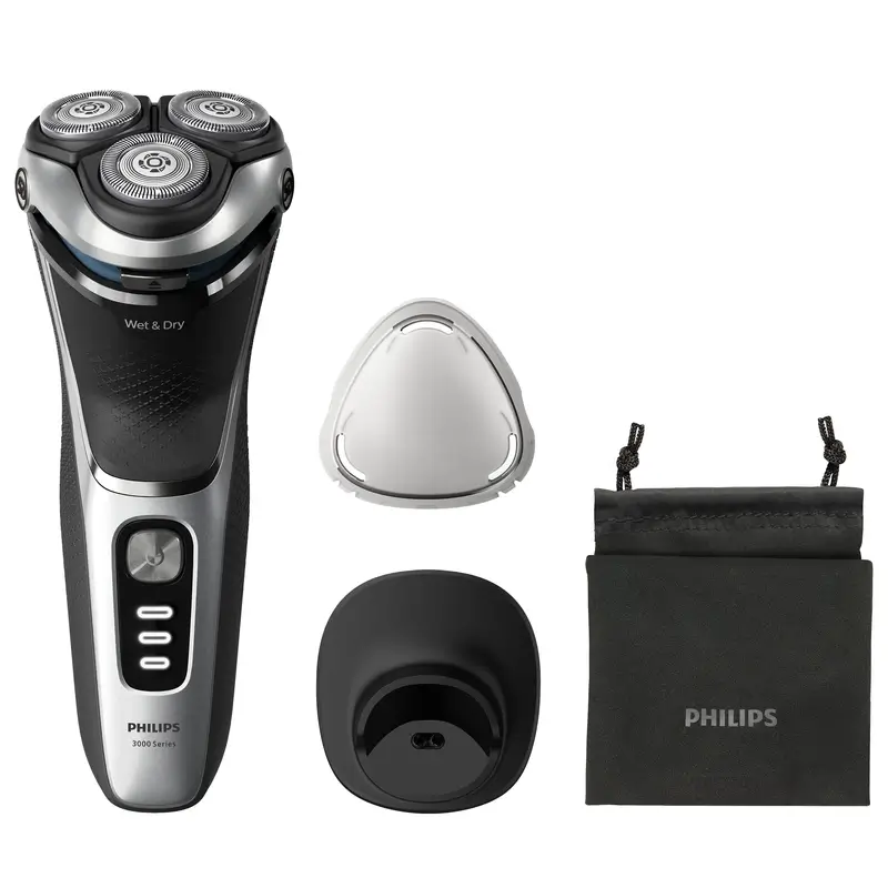 Philips Shaver Series 3000 Wet & Dry Comfortcut, 4D heads