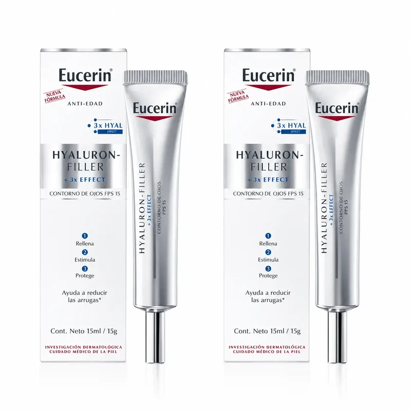 Eucerin Hyaluron Filler Eye Contour, 15 Ml, pack 2