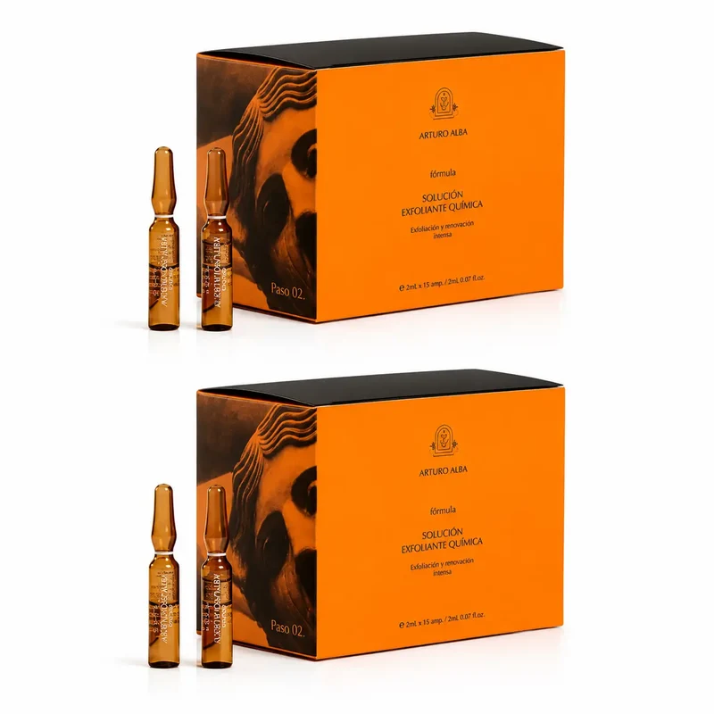 Arturo Alba Chemical Exfoliating Solution, 20 vials x 150 ml, pack of 3