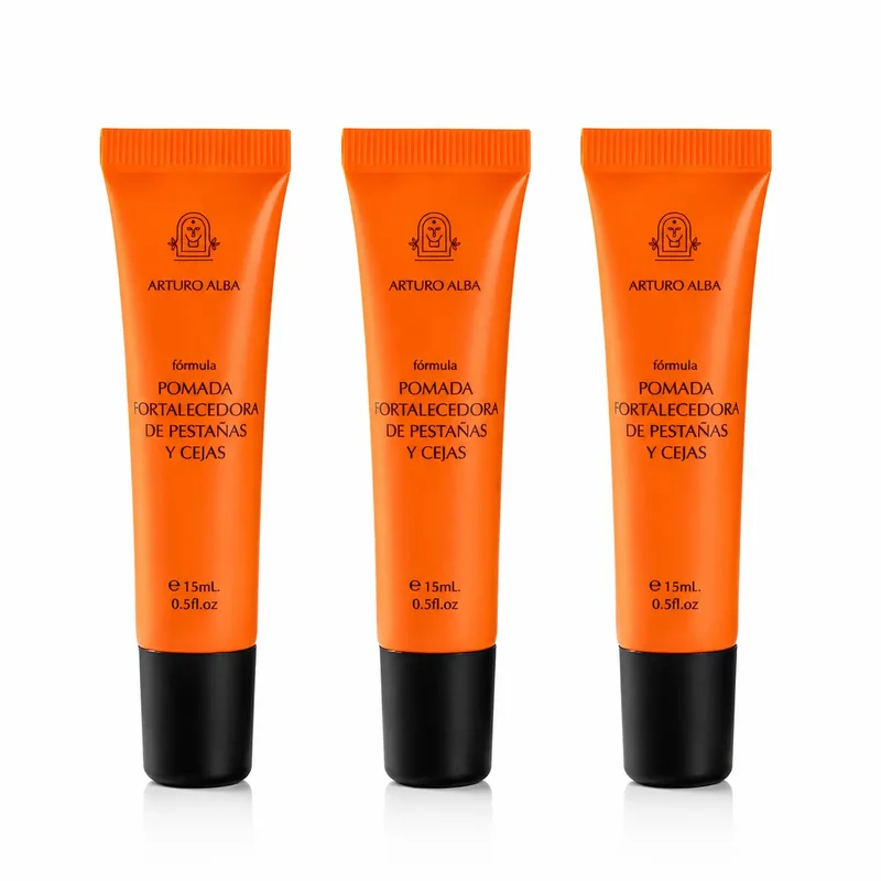Arturo Alba Eyelash and Eyebrow Strengthening Balm, 15 ml, pack of 3