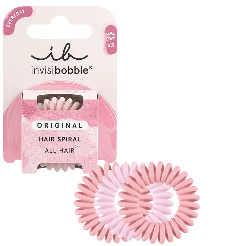 Original Hair Spiral Hair Ties The Pinks 3pc