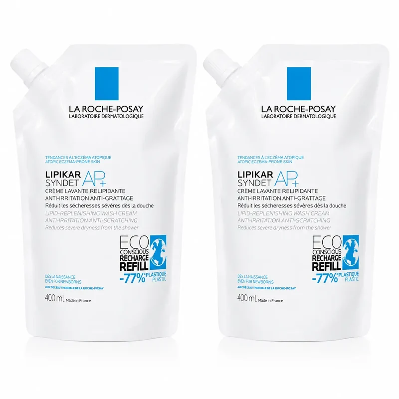 La Roche Posay Pack La Roche Posay Lipikar Syndet Ap+ Refill , 400 Ml, x2