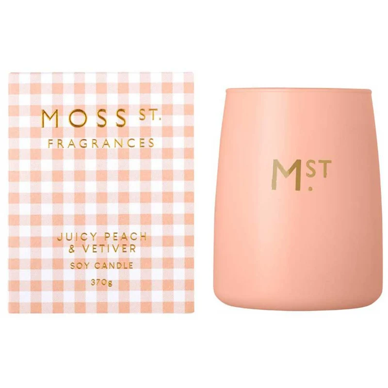 Juicy Peach & Vetiver Large Candle 370g