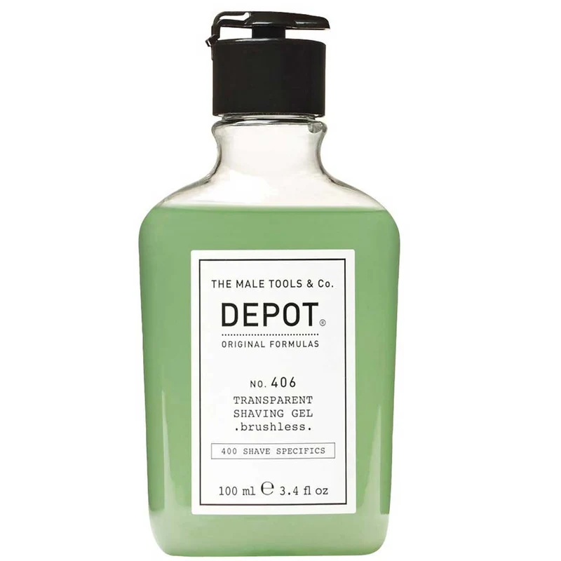 No.406 Transparent Shaving Gel Brushless 100ml