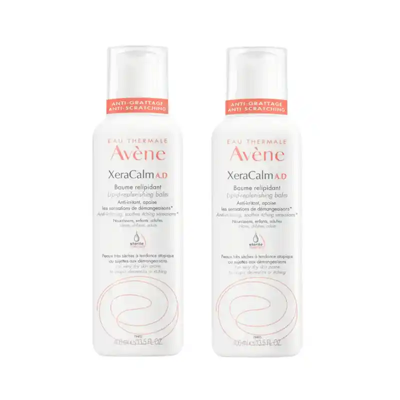 Avène Xeracalm Ad Relipidising Balm, 2X400 Ml
