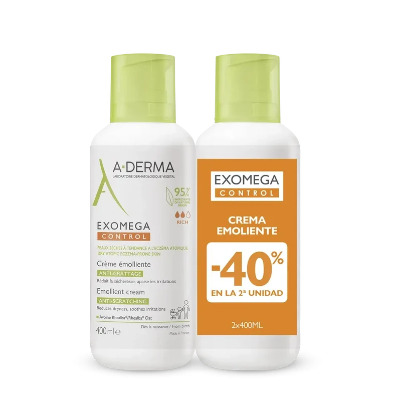 A-Derma Exomega Cream 2 X 400Ml