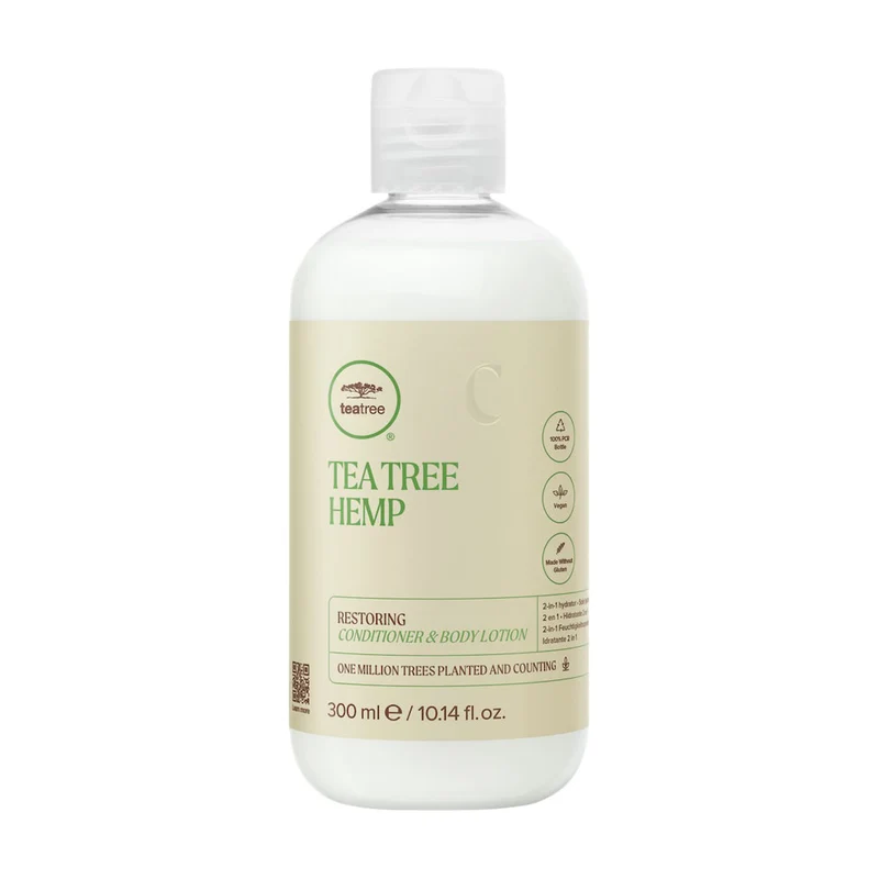 Tea Tree Hemp Restoring Conditioner and Body Lotion 300ml