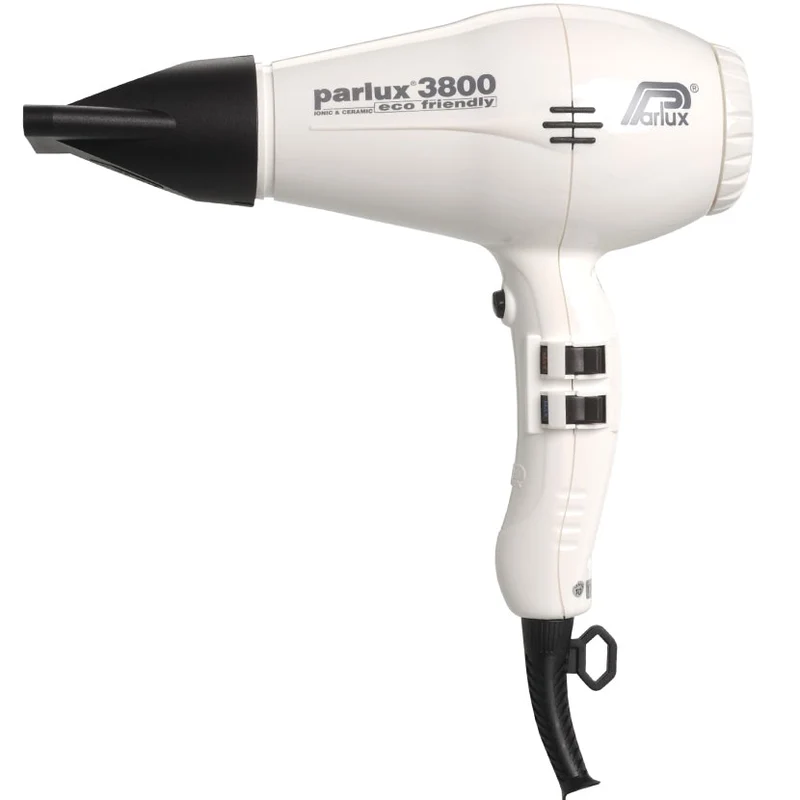 3800 Eco Friendly Ceramic & Ionic 2100W Hair Dryer - White