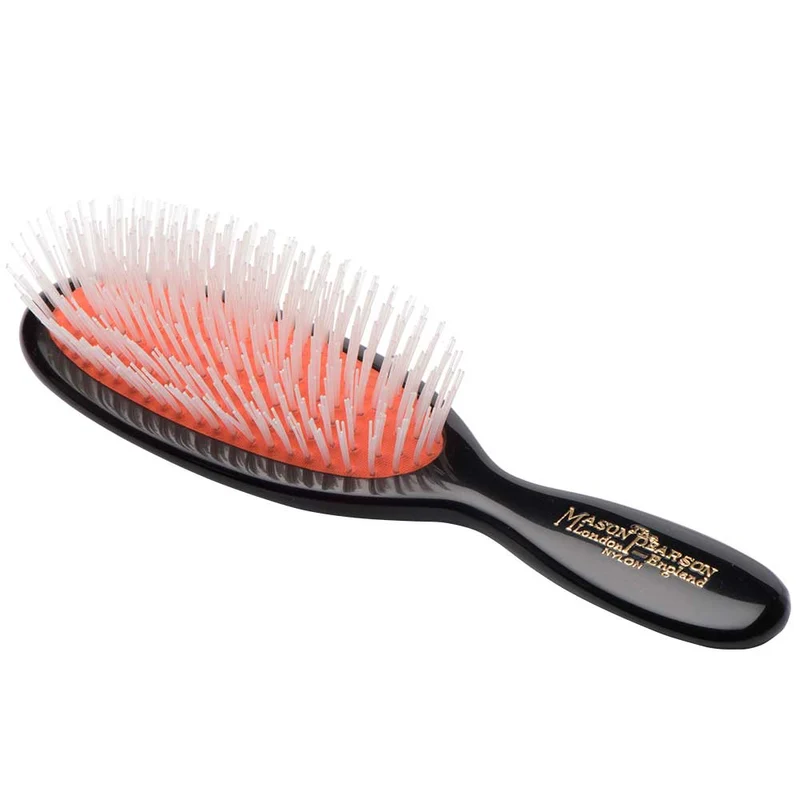 N4 Pocket Nylon Hairbrush – Dark Ruby