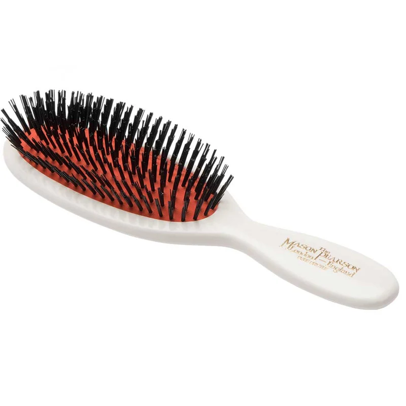 BN4 Pocket Boar Bristle & Nylon Hairbrush – Ivory