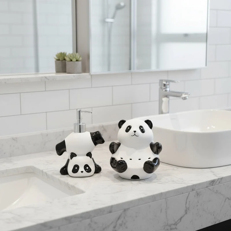 Fleksibel Panda Sæbedispenser