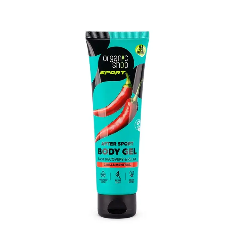 Organic Shop Relaxing After Sport Body Gel For Fast Recovery, 75 Ml