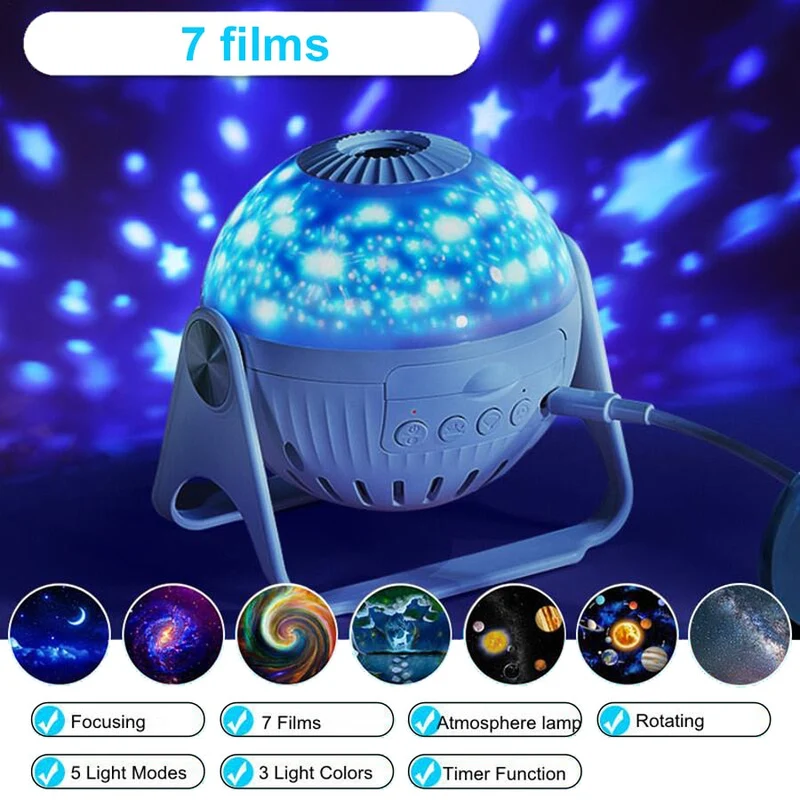 Galaxy Natlampe