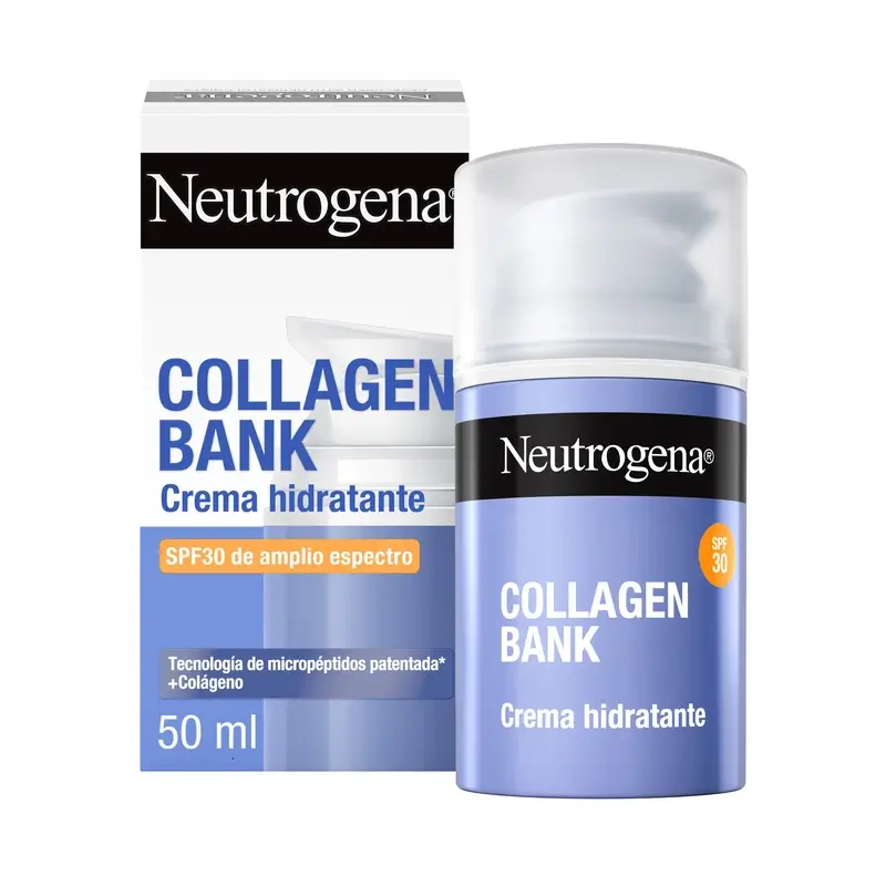 Neutrogena Collagen Bank Moisturising Face Cream Spf30, 50 ml