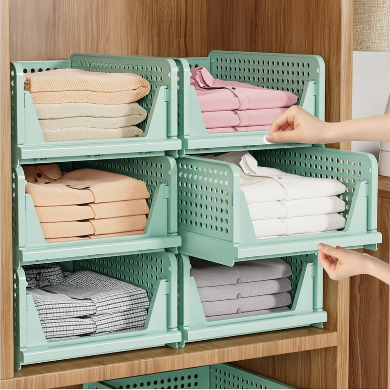 Stabelbare Opbevaringskasser - Effektiv Rummelighed i Hjemmet