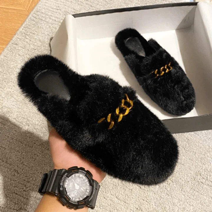 Dames hjemmesko i blød uld - luksus og komfort til hjemmet