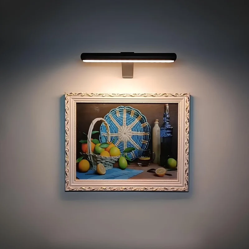 Trådløs Kunstbelysning med Justerbart Lys til Dine Værker