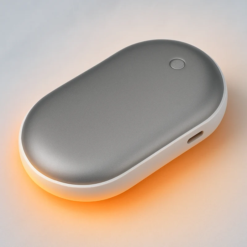 Genopladelig Håndvarmer & Powerbank - Varm Komfort Overalt
