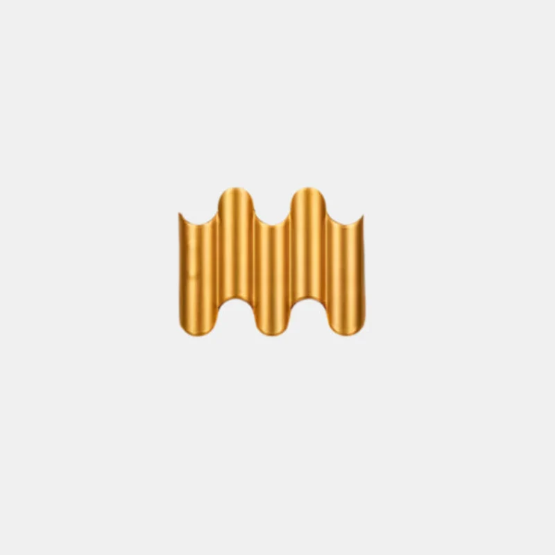 Elegant Bølgedesign Væglampe med Unik Lysfordeling