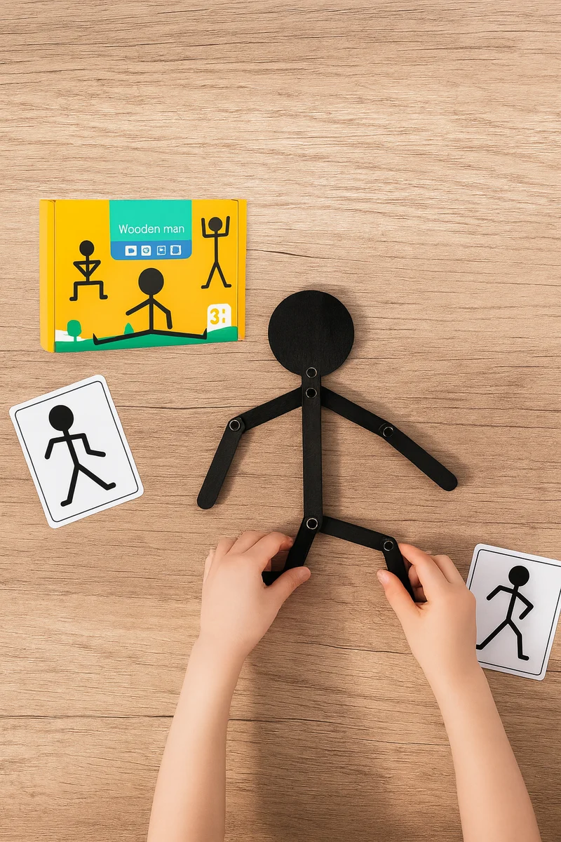 Kreativt Montessori Puslespil til Børn - Lær & Leg
