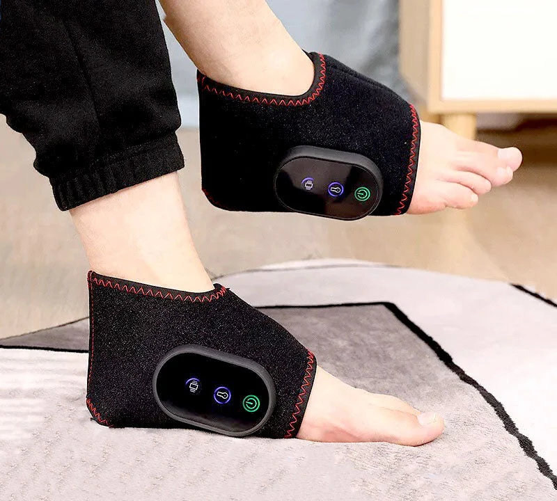 Trådløs Ankelmassage: Lindring med Varme & Vibration