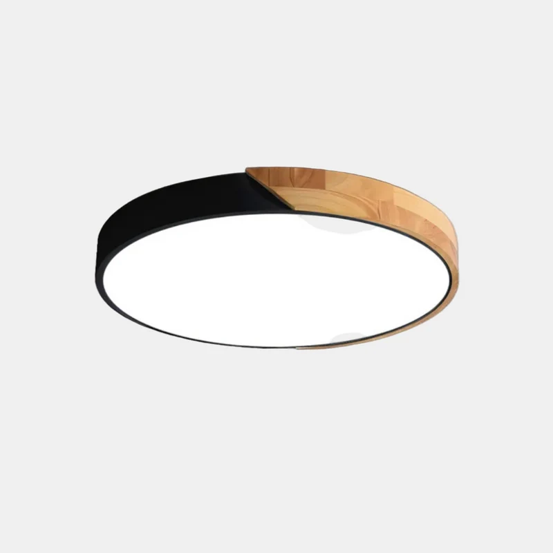 Moderne LED Træloftlampe – Energibesparende Skandinavisk Design