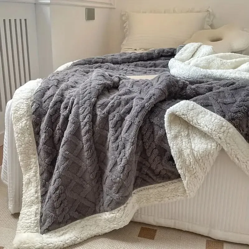 Vendbar Sherpa Tæppe | Luksuriøs Hygge og Komfort