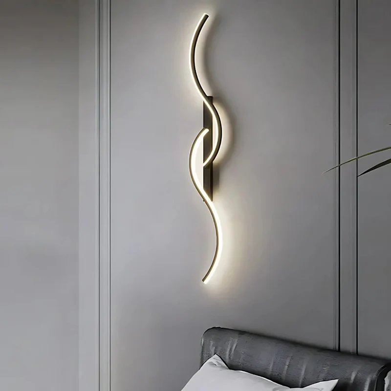 Moderne LED Væglampe med Justerbar Lysstyrke