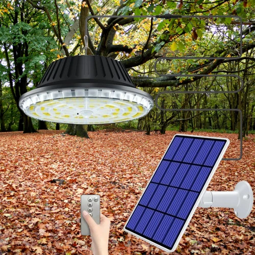 Eco solpanel udendørs vandtæt lysystem