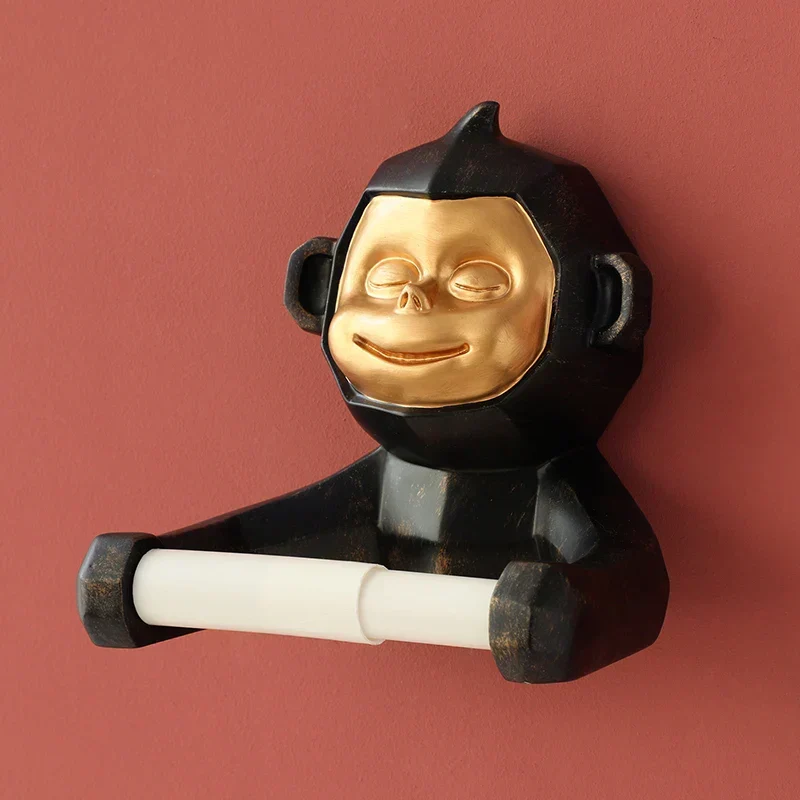 Happy Monkey Harpiksholder til Toiletpapir