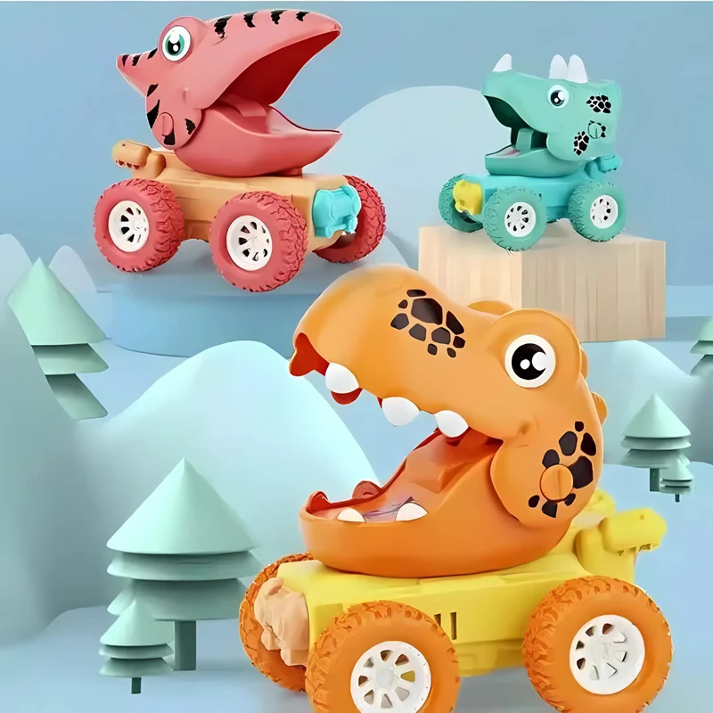 Dinosaur Monster Truck Sæt til Børn - Fantasifuld Leg