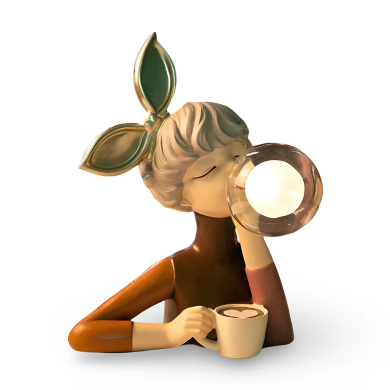 BubbleFairies Bordlampe – Eventyrlig Belysning med Tegneseriefigurer