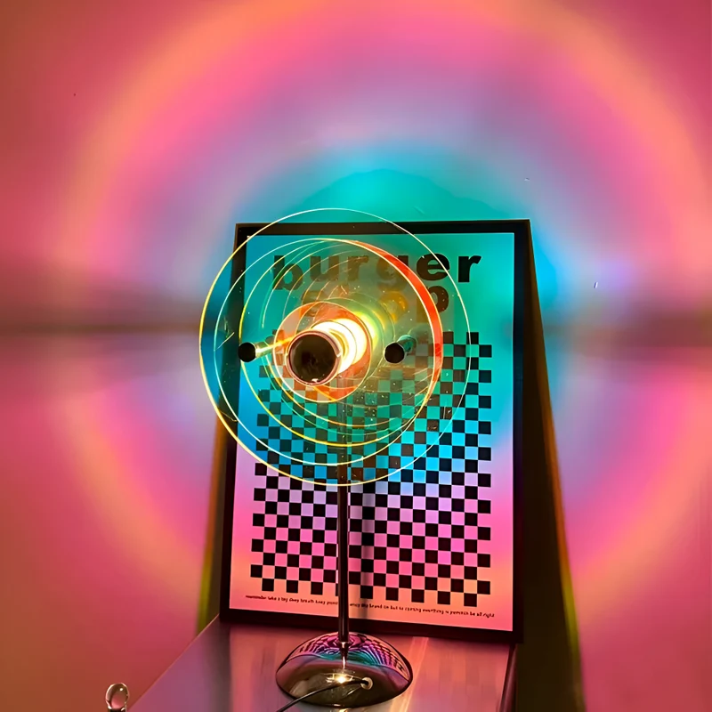Retro LED Bordlampe med USB – Skaber Hygge i Hjemmet