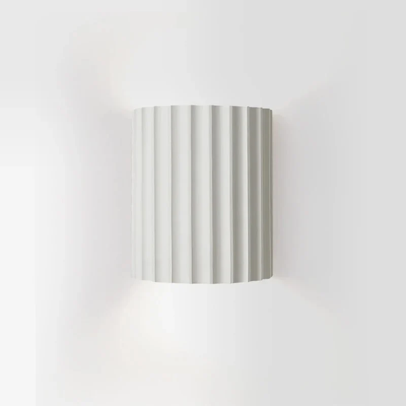 Elegant Væglampe i Harpiks med Blødt LED Lys til Hjemmet