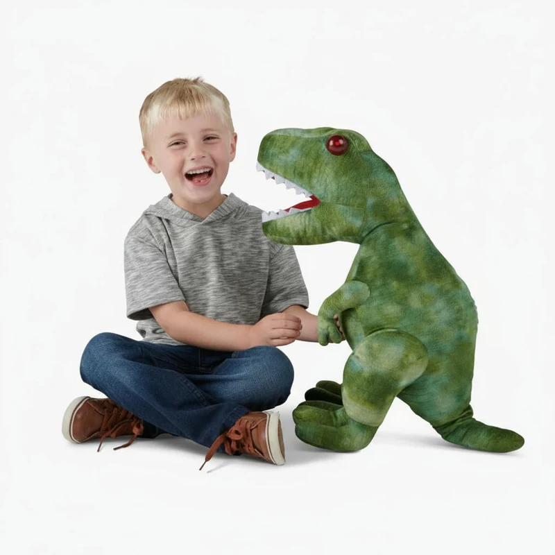 Interaktiv T-Rex Bamse: Sjov & Læring for Børn 3+